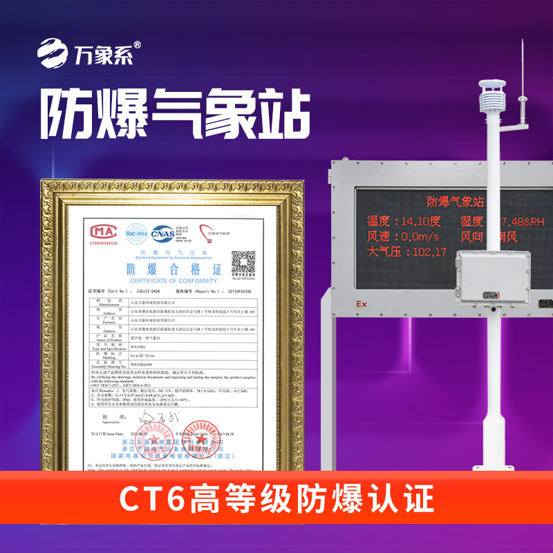 惡劣環境下的“守護者”：大屏款防爆氣象站的環境適應性分析