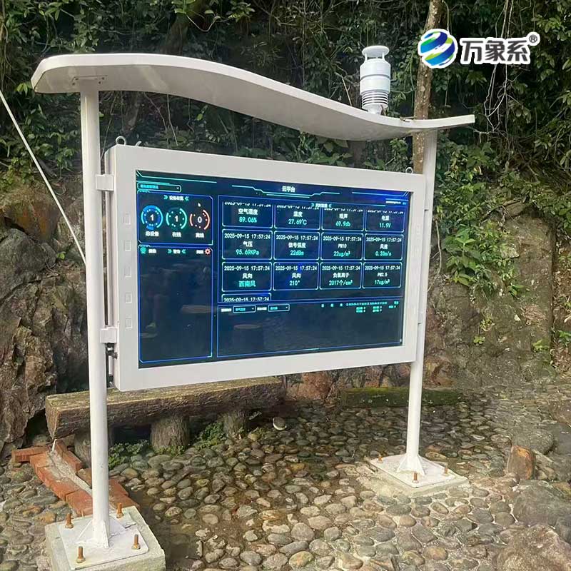 一體化全彩屏負氧離子監測站